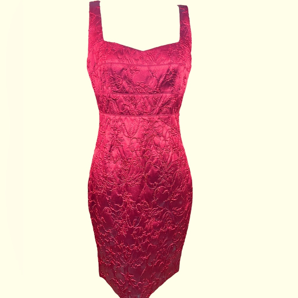 ELIE TAHARI Femi Brocade Sheath Dress - Picture 3 of 16
